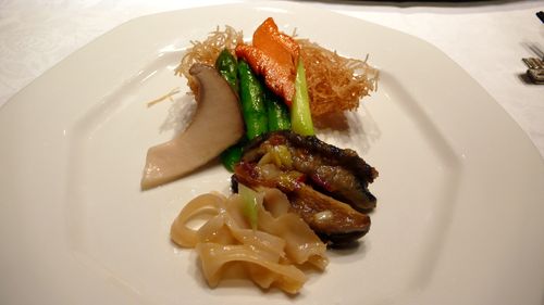 Abalone and  king clam