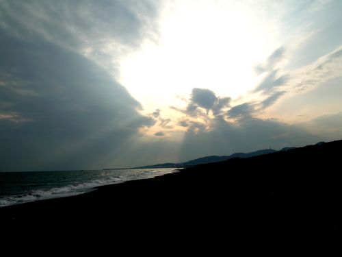 Shonan beach , The Pacific Ocean